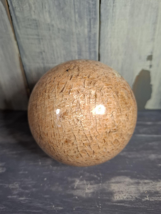 Peach Moonstone Sphere 