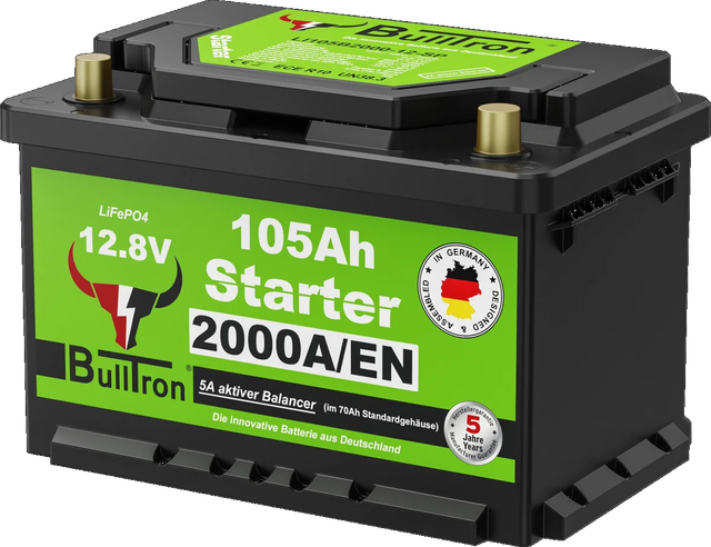 105Ah Bulltron Polar Starter LiFePO4 12.8V Akku