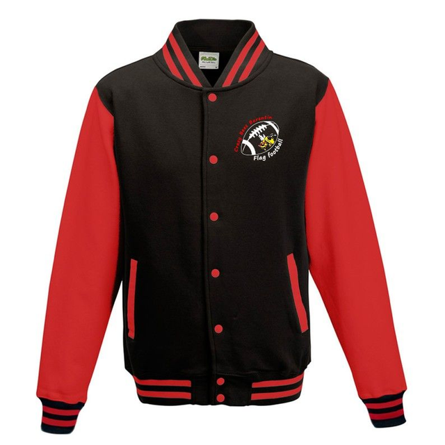 Veste Baseball Noir et Rouge