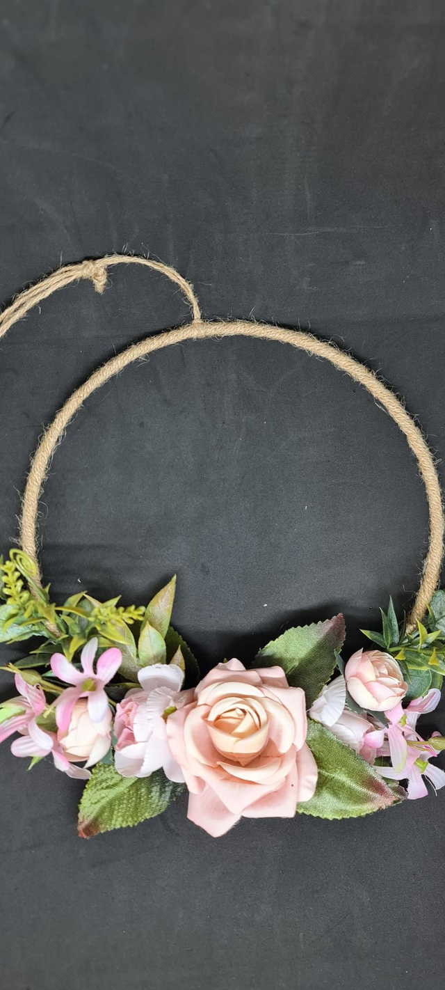 Cerceau couronne fleurs 