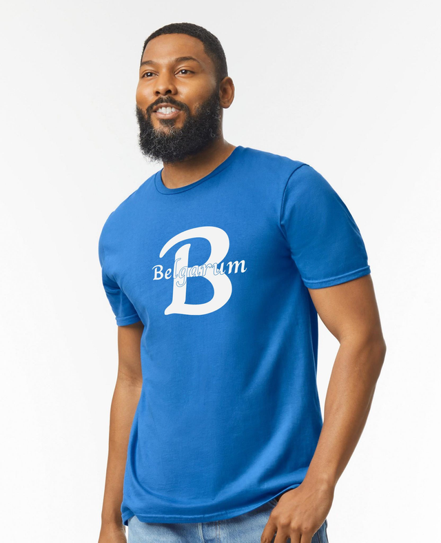 Belgarum Mens Softstyle Ringspun T-Shirt - Royal Blue