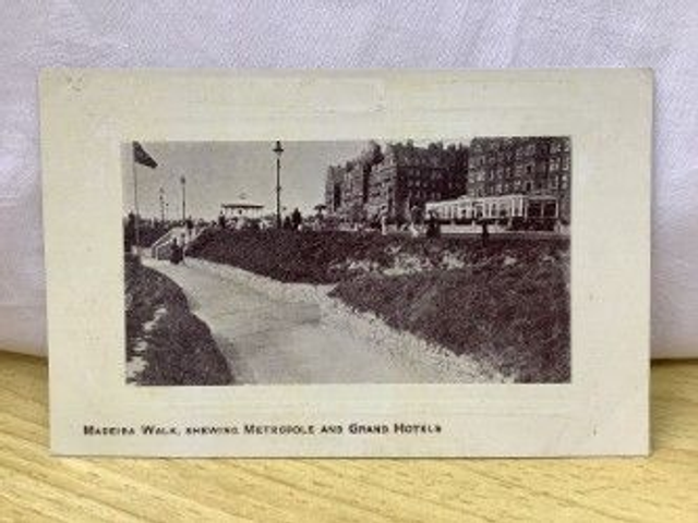 Madeira Walk, Shewing (Misprint)  Metropole And Grand Hotels, Bayfield's Bazaars Folkestone. Our Ref No. R224 £2.50