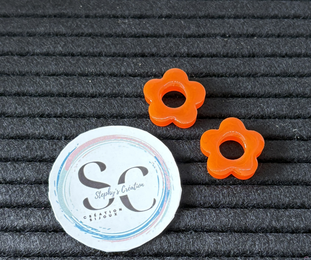 🧡Pampille "ANNA" – Baby Fleur Orange