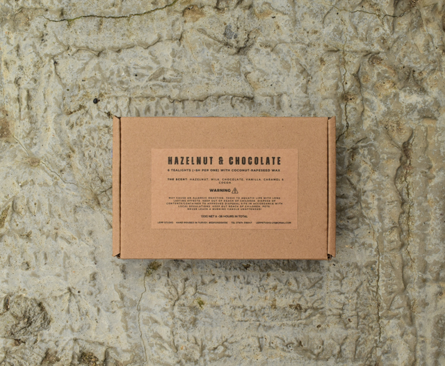 "HAZELNUT & CHOCOLATE" tealights (6pcs)