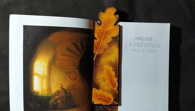 Marque page feuilles de chêne
