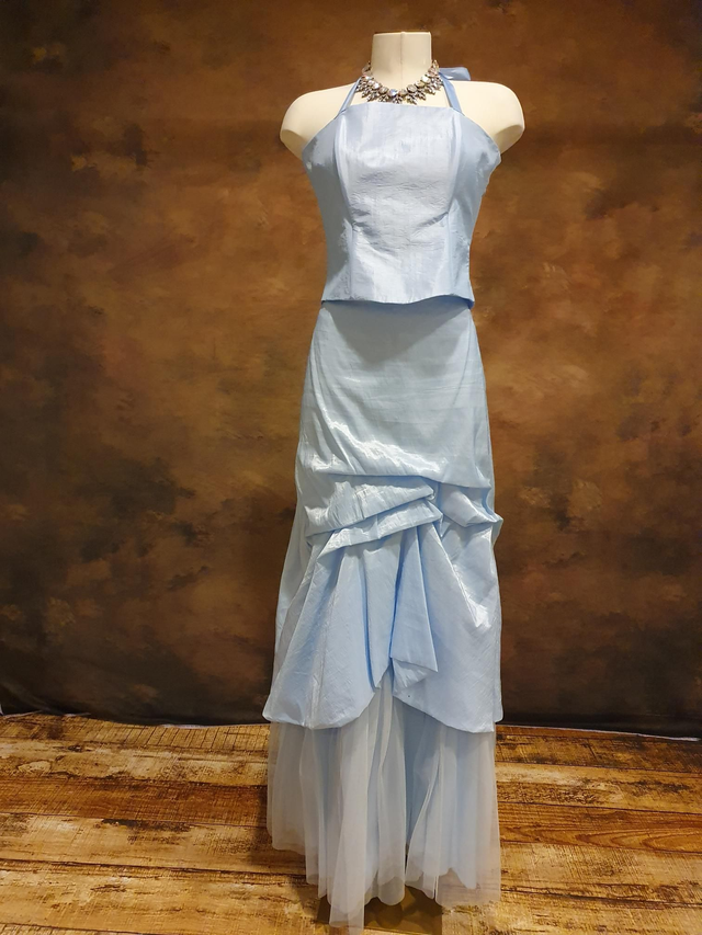 Abendkleid hellblau 42 | 2 teiler