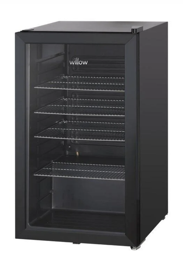 Willow WBC98B 98L Freestanding Undercounter Beverage Cooler - Black