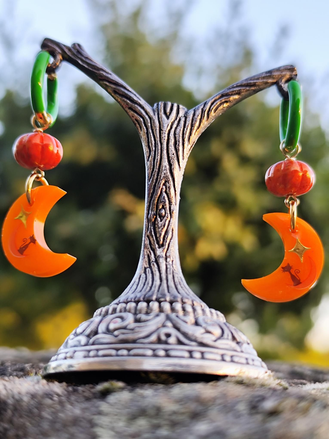 Boucles d'oreilles 'Halloween Night'