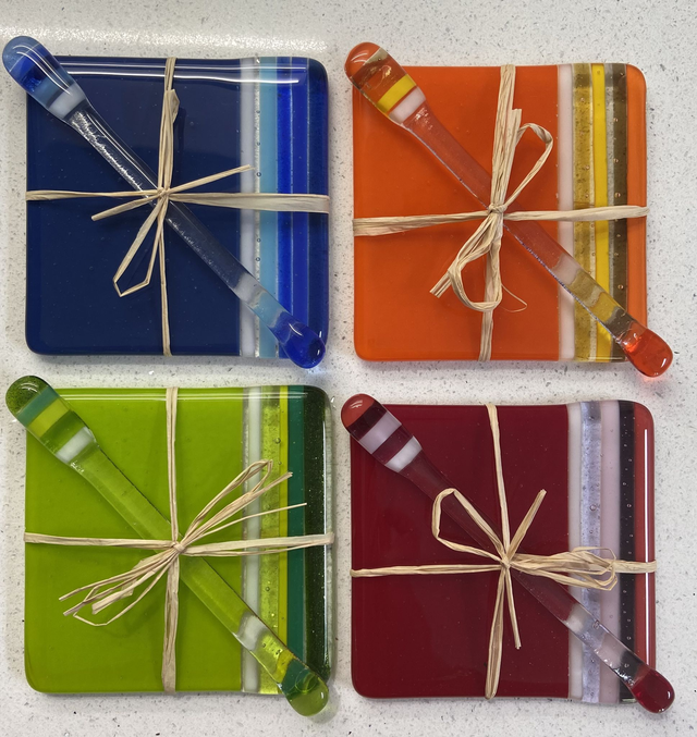 Fused Glass Workshop - Coasters and Cocktails Stirrers