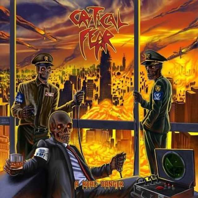 CRITICAL FEAR - LP A Real Danger (vinil laranja)