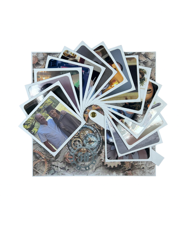 The "Timeless Memories" Personalised Photo Fan Card