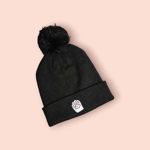 Toe Bean Kitty Paw Bobble Hat