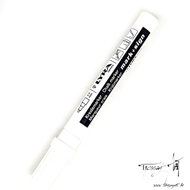 LYRA - MARQUEUR CRAIE BLANC - CA127