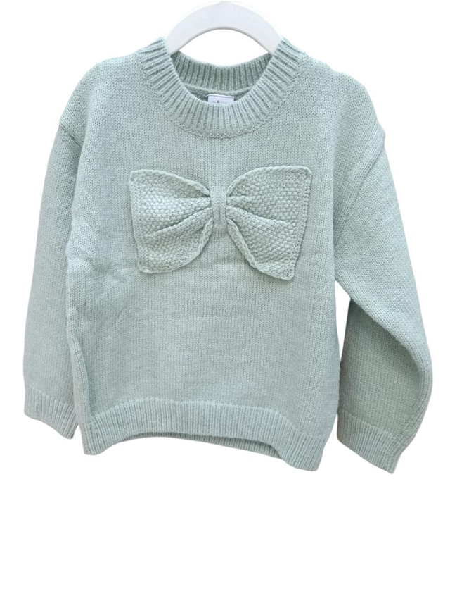 Pull maille vert