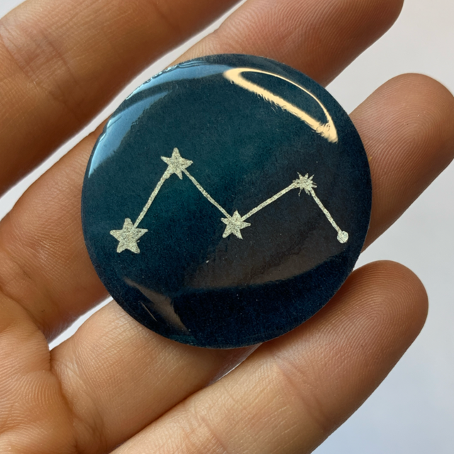 Broche Cassiopée - Collection Constellations