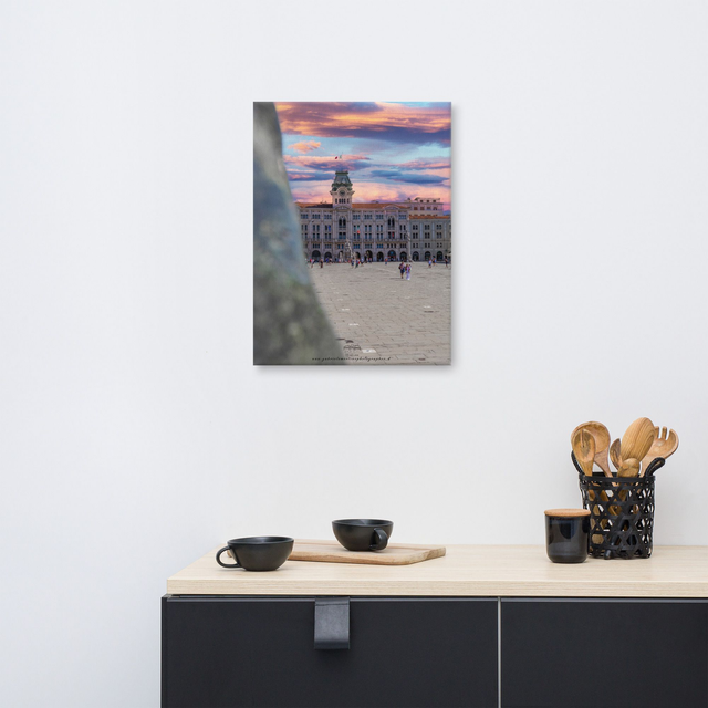  Canvas landscape sunset Trieste 