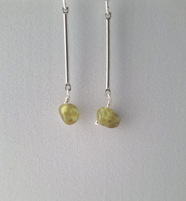 Peridot Drop Earring 