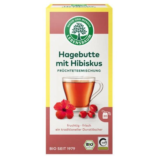 Lebensbaum Hagebutte mit Hibiskus 20 Beutel