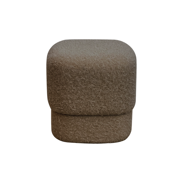 Tabouret Retroplush marron