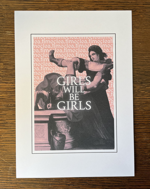 Card "Girls will be Girls"