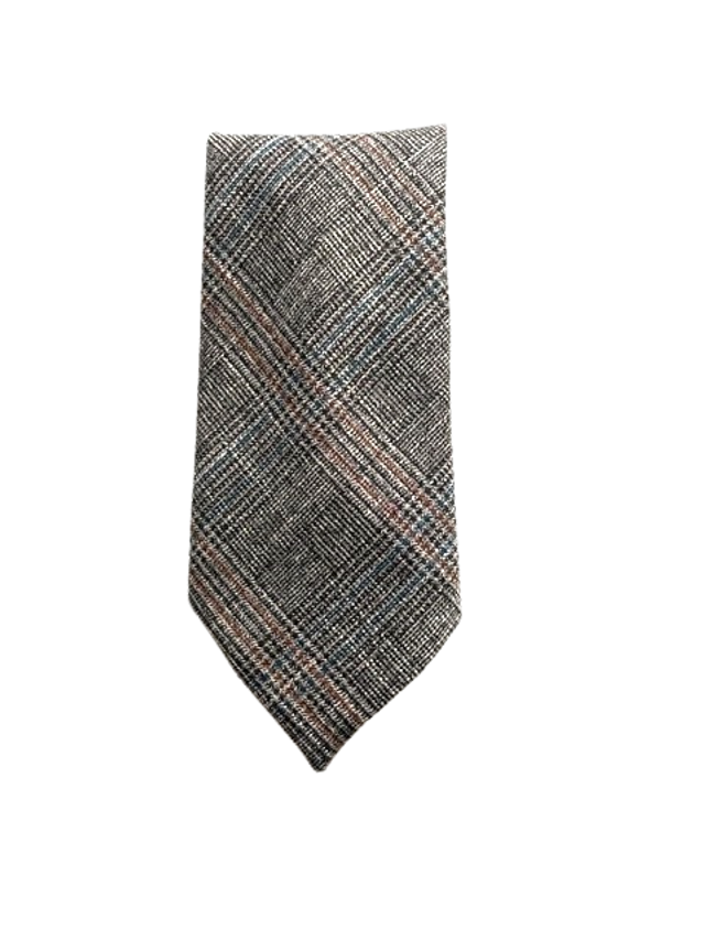 Cravate motif Jacquard : 57% coton / 38% polyester / 5% elasthanne