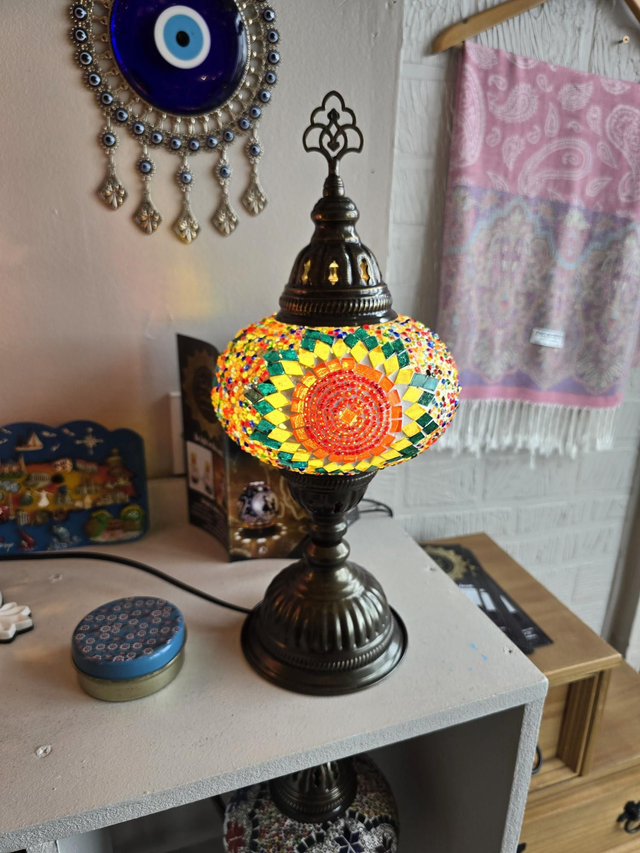 Large Mosaic Table Lamp