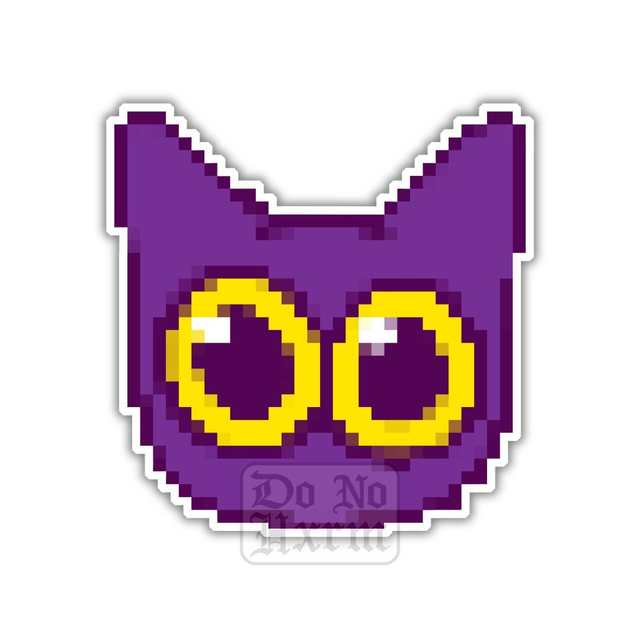 Pixel Cat Sticker