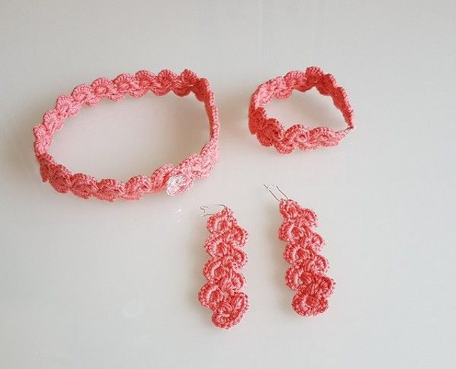 Barack színű 3 részes szett