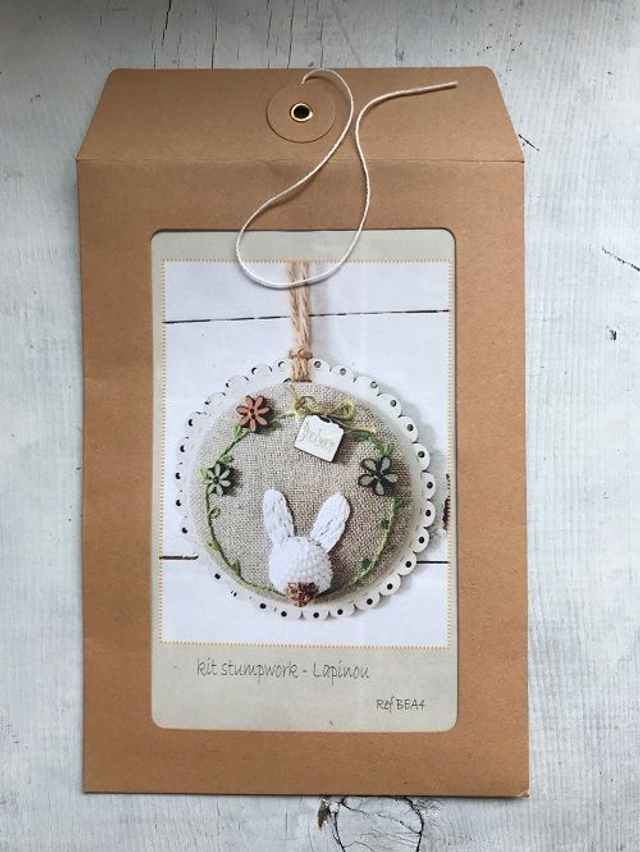 Kit de stumpwork Bricabroc de Schnappi "Lapinou"