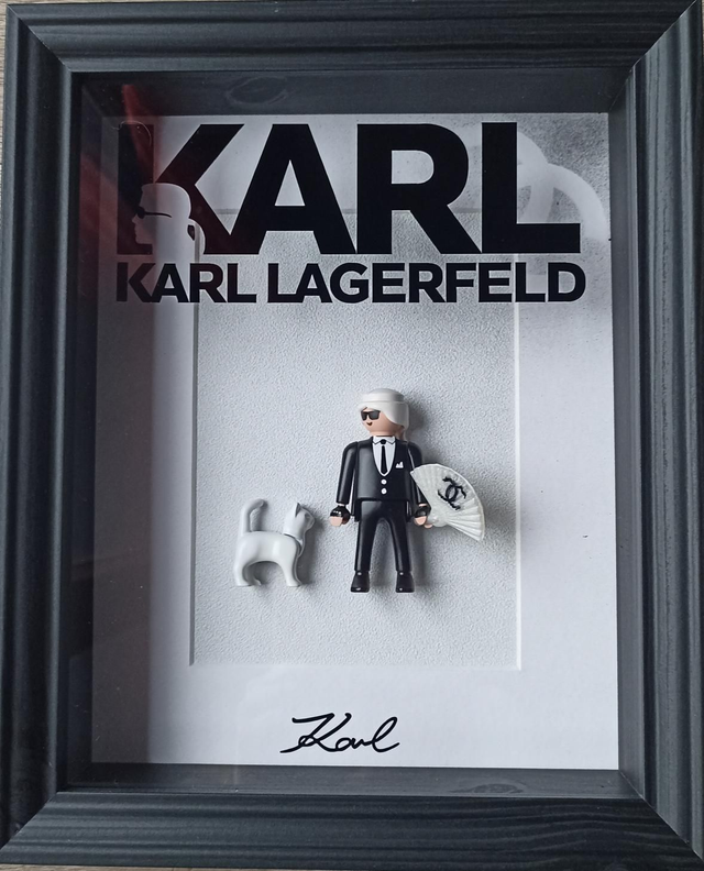 Cadre edition limité karl et choupette