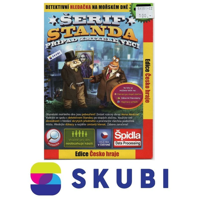CD-ROM Šerif Standa 2 - případ zmizelé věci - hledačka - edice Česko hraje - PC hra