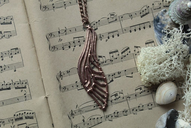 Aile de Coleope en cuivre- n°3