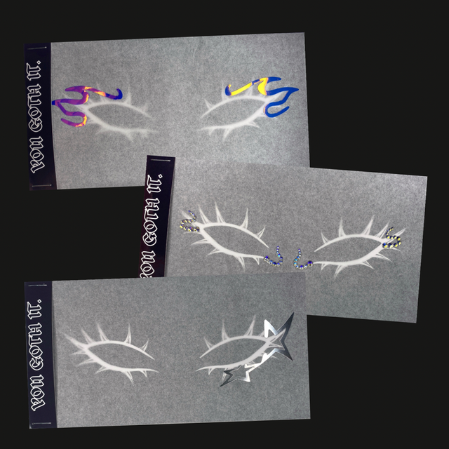 Trio (Burning Hell chromé, Mad Cosmos chromé, Snake liner)