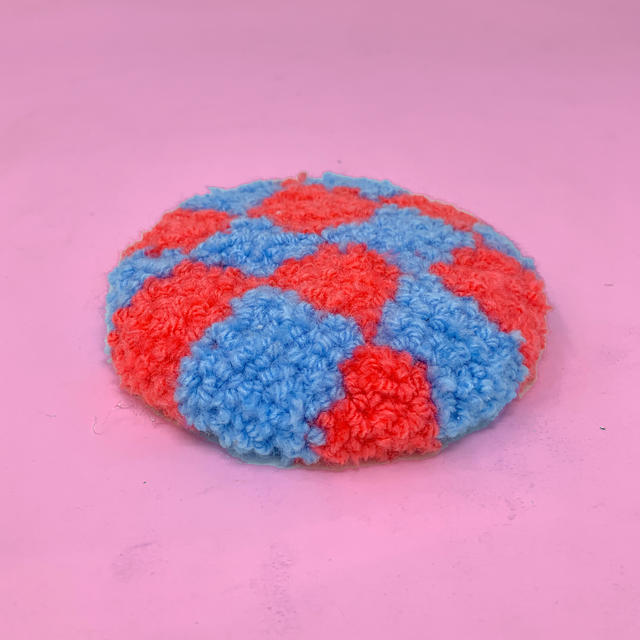 Barbie Checkerboard Mug Rug