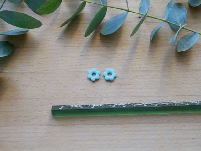 Mini mini Bloom bleu mousse