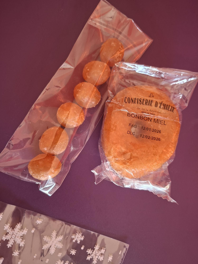 Maxi bonbon , et perles de miel