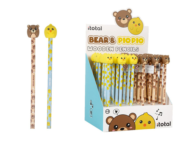 Matita itotal con Topper 3D - BEAR &amp; PIO