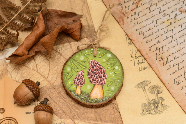 Morchella Ornament 