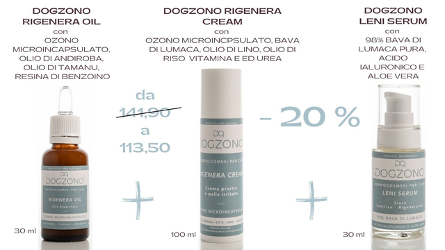 RIGENERA OIL + RIGENERA CREAM + LENI SERUM