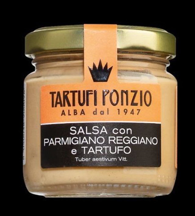 Parmesankäsecreme mit Sommertrüffeln, Piemont