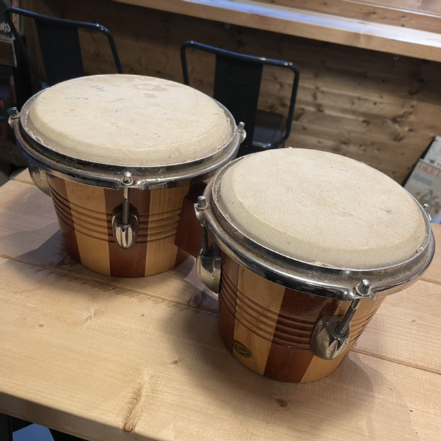 Bongo Set - Two Tone with Lugs - Pre Owned