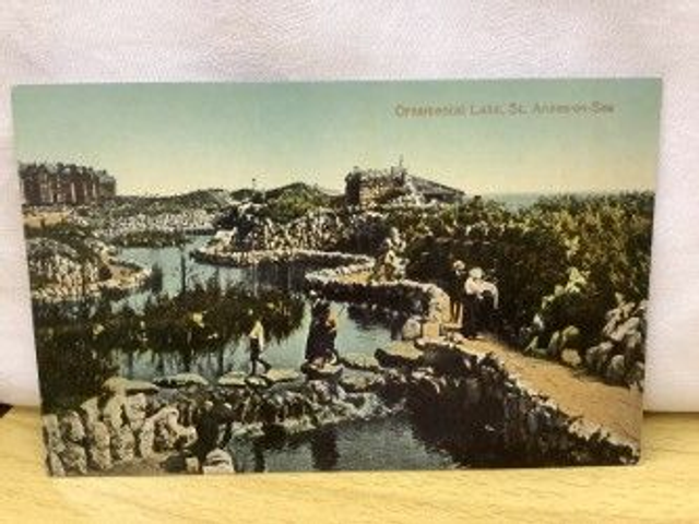 Ornamental Lake, St. Annes- on- Sea, Lancashire, Valentines Series Vintage Postcard. Our Ref No. R533 £2.25