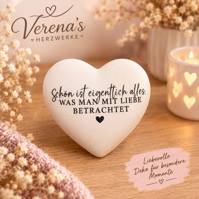 Herz mit Spruch