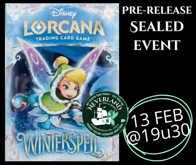 Pre-release sealed event - Lorcana - Winterspell