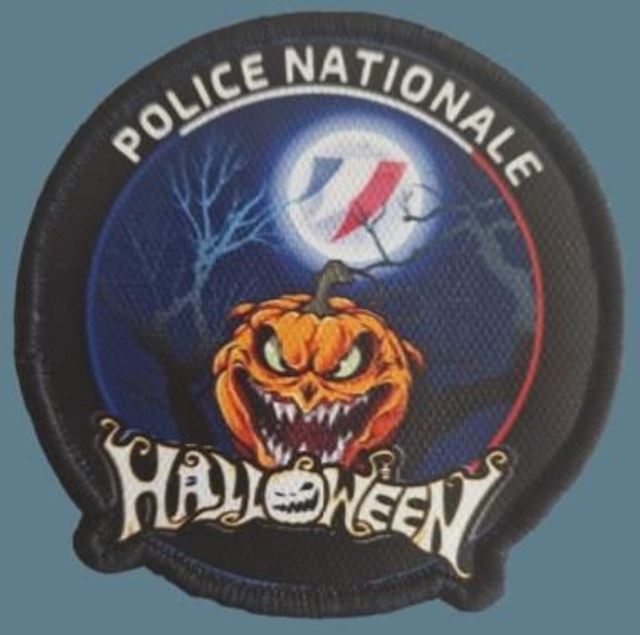 Patch Halloween Police Nationale 