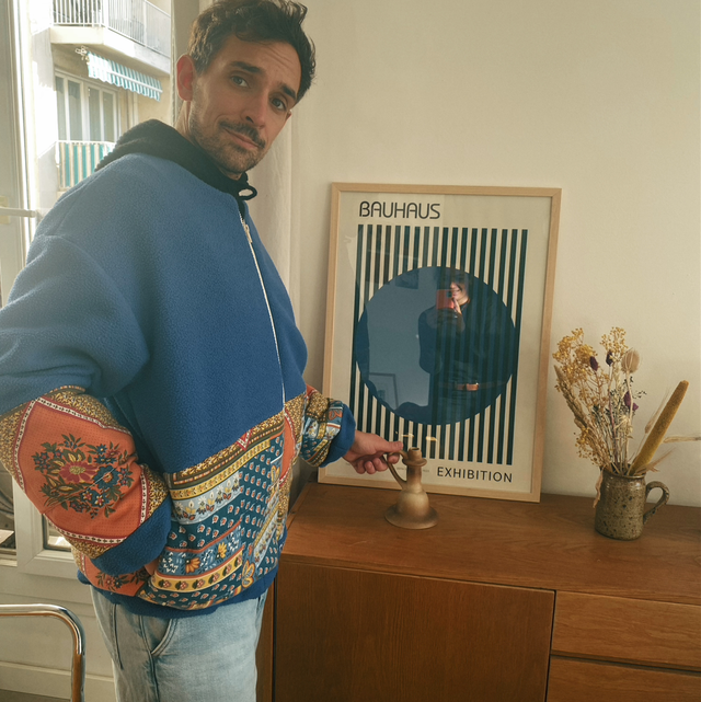 Manteau bleu provence 