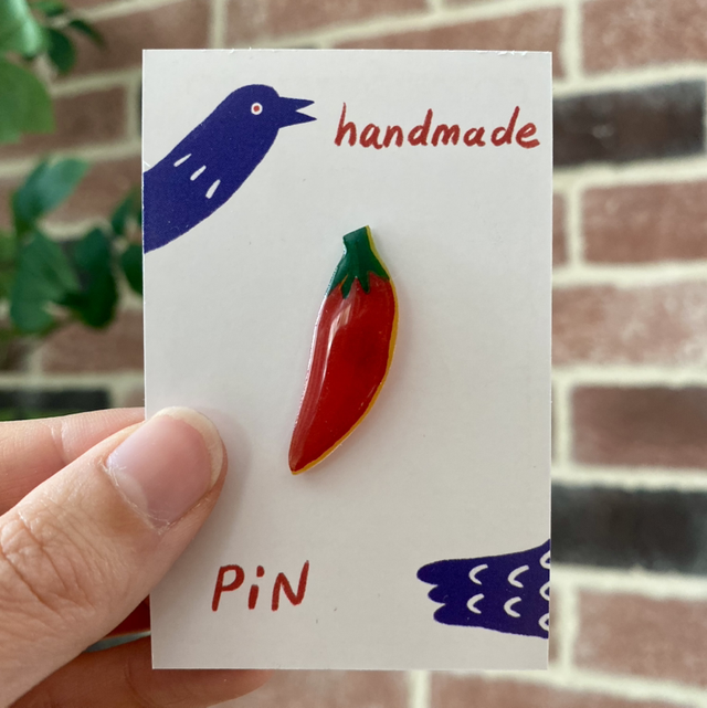 Handmade Chili Pepper Pin