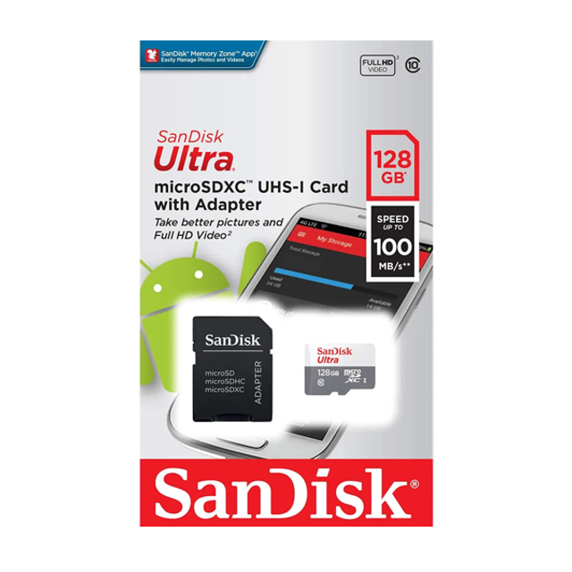 SanDisk Ultra / Micro Sd Sandisk UHS-128gb