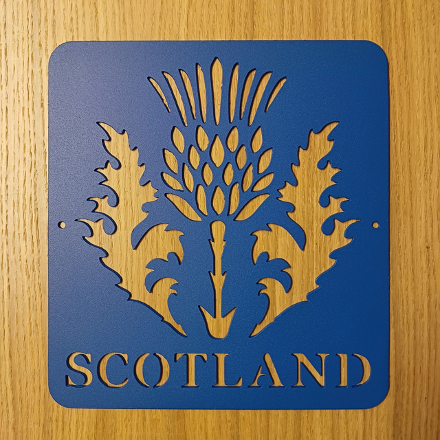 Scotland Thistle Plaque