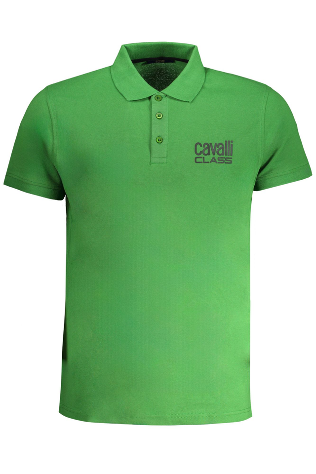 CAVALLI CLASS POLO MANICHE CORTE UOMO VERDE